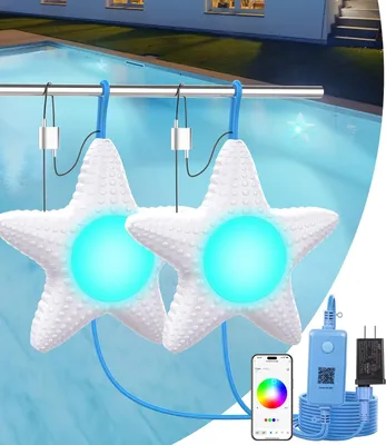 Image de Lampes LED de piscine étanches IP68 2 en 1 pour piscine hors sol
