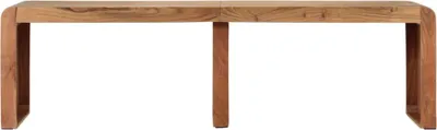 Image de vidaXL Banc 160x38x45 cm bois massif acacia