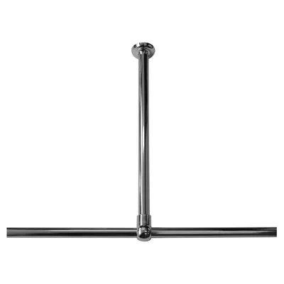 Produktbild von Sealskin Deckenhalterung für Duschvorhangstangen, Aluminium, Durchmesser: 28 mm, Farbe: chrom glänzend, 276668618