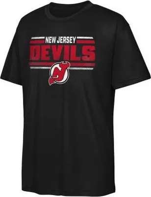 Produktbild von OUTERSTUFF Electric Snipe NHL Junior T-Shirt, Größe: S, New Jersey Devils, 8 Jahre