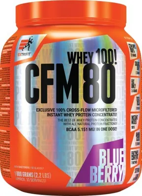 Produktbild von Extrifit CFM Instant Whey 80 1000 g Blaubeere