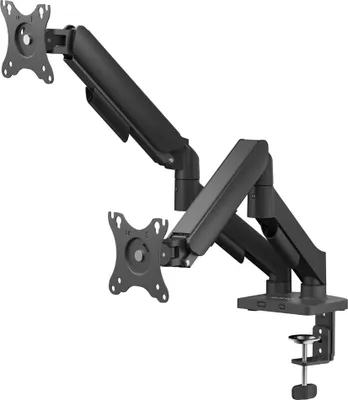Produktbild von Savio UM-04 Doppelter Monitor-Tischhalter mit Federarm 17”–32”