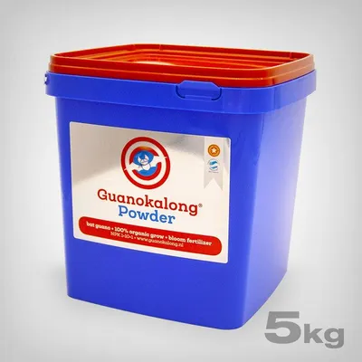Produktbild von Guanokalong Guano Dünger Pulver 5kg | Natürlicher Nährstoffbooster für Indoor und Outdoor Pflanzen