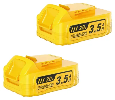 Image de Batterie de remplacement, capacité de 3500 mAh, compatibilité universelle, 2 batteries