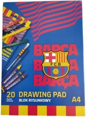 Image de Bloc à dessin blanc A4 20 feuilles BARCELONA Astra