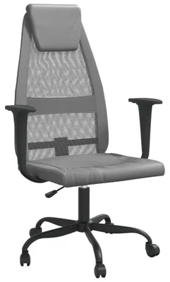 Image de Chaise de bureau ergonomique avec repose-tête et fonction pivotante