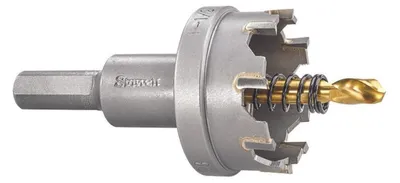 Hartmetall-Lochsäge 38 mm für Metall, HM-bestückt