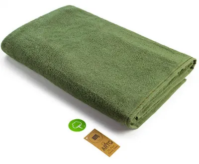 Produktbild von A&R 007.50 | Badetuch  / -Standard 100 / 100 x 210 cm - Farbe: Army Green - Größe: 100 x 210 cm