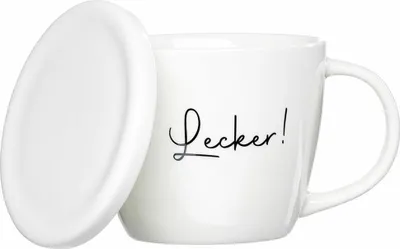 Produktbild von Ritzenhoff & Breker Suppentasse mit Deckel Soppa Lecker, Becher, Porzellan, Weiß, 460 ml, 428469