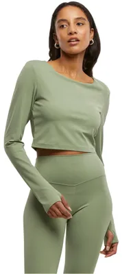 Imagen del producto de Urban Classics, camiseta de manga larga para mujer, color verde, talla XS