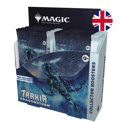 Produktbild von Magic: The Gathering Tarkir Dragonstorm Collector Booster Display (12 Packs) Englisch