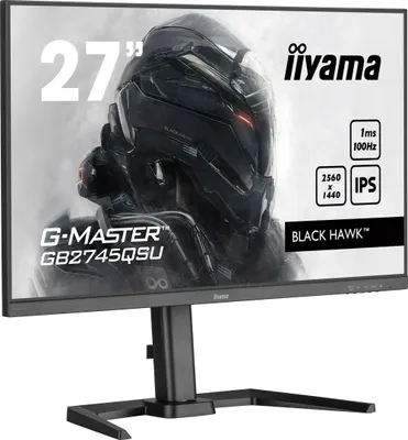 Produktbild von iiyama G-MASTER GB2745QSU-B1, 68,6 cm (27"), 2560 x 1440 Pixel, 2K Ultra HD, LED, 1 ms, Schwarz
