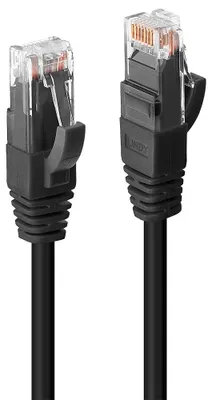 Produktbild von LINDY Patchkabel Cat6 UTP Premium schwarz 1.00m