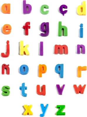 Produktbild von Miniland Kleine Magnetbuchstaben 76 Einheiten Mehrfarbig  Mehrfarbig One Size