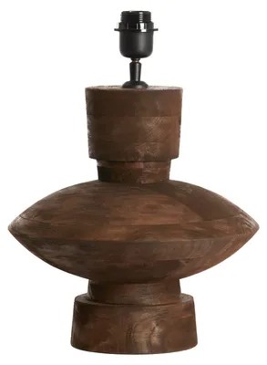Produktbild von Light & Living - Lampenfüß Fiera - Dunkelbraun - Ø31x31cm
