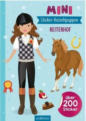 Obrázek produktu pro Mini-Sticker-Anziehpuppen - Reiterhof