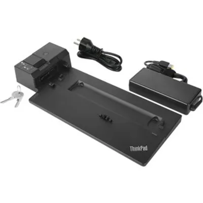 Produktbild von Lenovo 40AH0135IT, Andocken, 10,100,1000 Mbit/s, Schwarz, Kensington, 0 - 35 °C, 8 - 95%