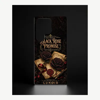 Image de Coque de protection pour Samsung S23 Ultra, étui de téléphone avec motif de rose noire – LUNØIR ©
