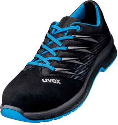Produktbild von Uvex 69398, Männlich, Erwachsener, Sicherheitsschuhe, Schwarz, Blau, ESD, FO, S2, Alle Jahreszeiten