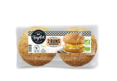 Produktbild von Hamburger-Buns Gourmand 2 Stück x75g