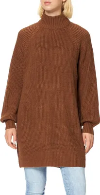 Image de Robe tricotée manches longues Mini Pull Robe col montant NMTIMMY | S