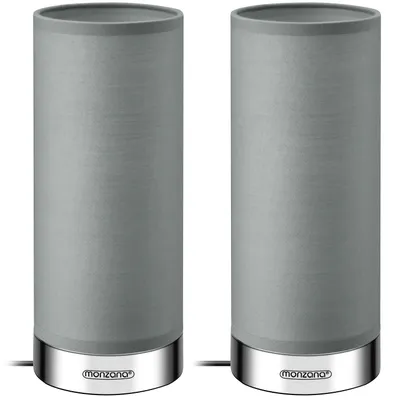 Immagine prodotto di Monzana 2x Lampade Comodino Touch Incl. Lampadine LED Dimmerabile E14 Luce Notturna Lettura Soggiorno Scrivania