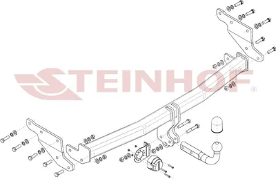 Produktbild von Z547342 Anhängerkupplung passend für NISSAN Qashqai III 04/2021- starr