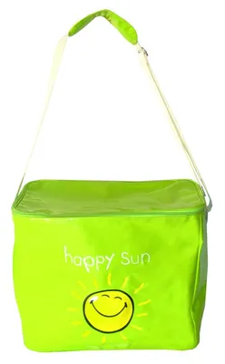 Produktbild von Kühltasche - Einkaufstasche - Strandtasche Smiley - Happy Sun