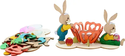 Produktbild von Bastelset aus Holz zum Zusammenbauen