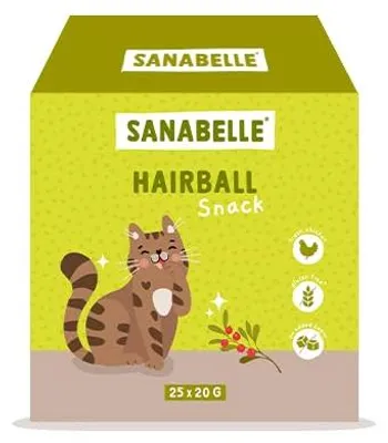Produktbild von Sanabelle Hairball Snack 25x20g