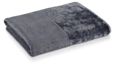 Produktbild von Möve Frottier Handtuch Bamboo Luxe Veloursbordüre Größen 100% Baumwolle Frotteetuch saugstark Besonders saugfähig 30x50 cm Grau