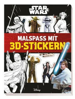Produktbild von Star Wars: Malspaß mit 3D-Stickern