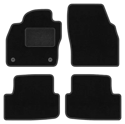 Immagine prodotto di Tappetini in moquette per Seat Ibiza V 2017- (hatchback) – set 4 pezzi, neri, su misura – Wielganizator LUX