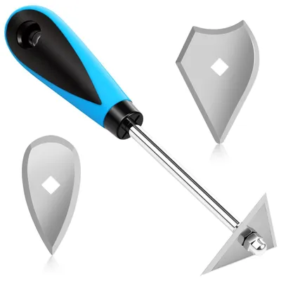 Productafbeelding van Verfschraper van roestvrij staal, 3-in-1 gereedschap, 22 cm