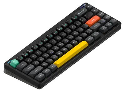 Productafbeelding van Draadloos mechanisch toetsenbord met PBT-toetsdoppen, 65% hot-swappable, RGB-achtergrondverlichting