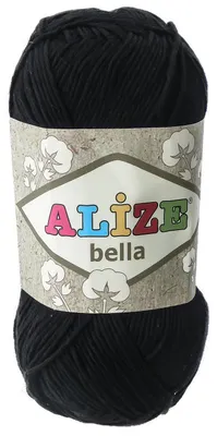 Produktbild von 100g ALIZE BELLA uni, Baumwoll-Strickgarn / Häkelgarn, Farbwahl