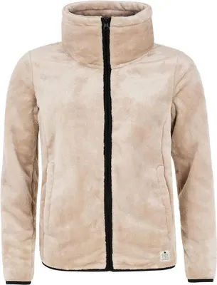 Produktbild von Protest Vance Fleece Mit Durchgehendem Reißverschluss Beige L Damen Beige L
