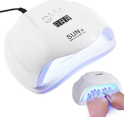 Produktbild von UV LED Nagellampe 54W , Bewegungssensor , 36 LEDs , 4 Timer-Modi