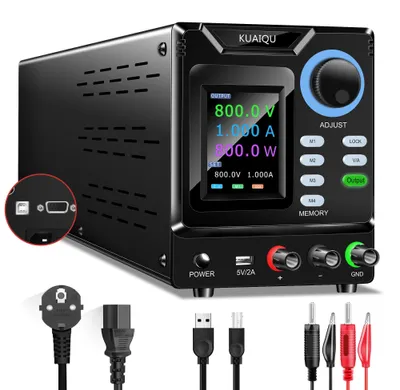 Labor-Netzteil 800 V 1 A programmierbar LCD USB