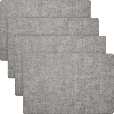 Produktbild von Erwin Müller Tischset Elvas" 4er-Pack grau 30x45 cm"