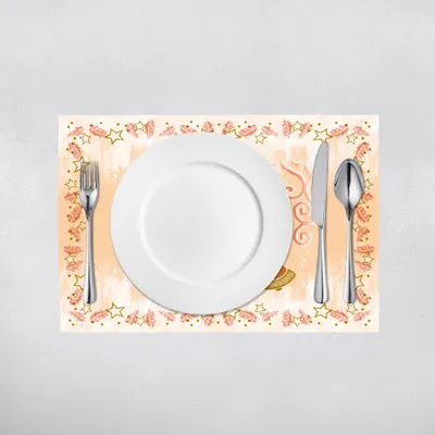 Produktbild von Sovie HORECA Weihnachtstischset Harmony in Aprikot aus Linclass® Airlaid 40 x 30 cm, 100 Stück