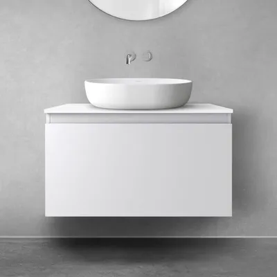 Imagen del producto de OLTENS: Mueble bajo lavabo con 1 cajón, 80 x 47 cm
