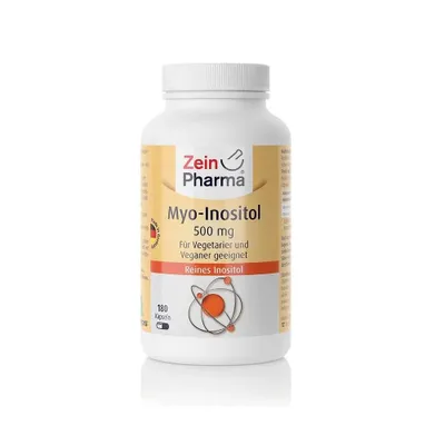 Obrázek produktu pro Zein Pharma inositol, myo-inositol, 500 mg, 180 tobolek 13773