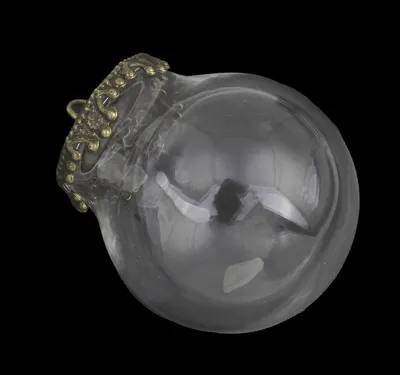 Produktbild von 10 Glasfläschchen Anhänger 25mm m. Verschluss