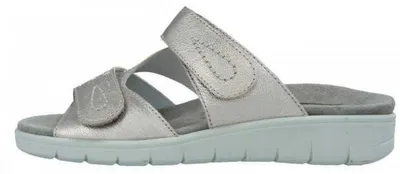 Produktbild von Semler Dunja 30mm platin H Pantolette Metallic in Gr. 38