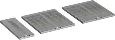 Produktbild von Bosch DWZ1BK1P1, Abluftset für Dunstabzugshaube, Grau, Bosch, 3 kg, 685 mm, 460 mm