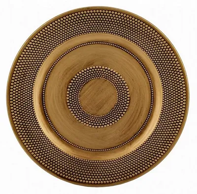 Produktbild von Artpol Eleganter Unterteller Goldfarben Tischgeschirr 33 cm