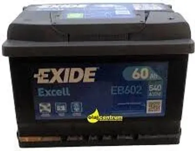 Image de EXIDE Batterie de démarrage "Excell" CA-CA, Ma "EB602"