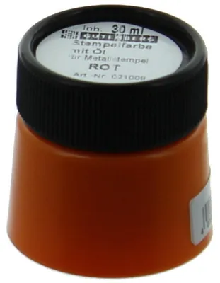 Produktbild von Stempelfarbe mit Öl 30ml rot