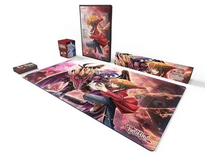 Immagine prodotto di Tappetino da gioco Yu-Gi-Oh! Jaden & Yubel, KONAMI, 25° anniversario, in gomma per i duelli